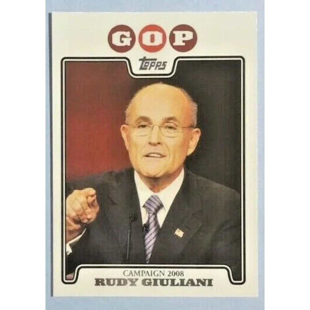 2008 T Campaign, ex-NY Mayor & Trump Lawyer,Rudy Giuliani,Trading Card #C08-RG